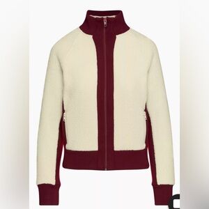 Aritzia Wilfred free track jacket in coyote